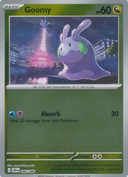 Chaos Rising Goomy #066/86 reverse holo